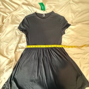 SHEIN Black A-Line Casual Sundress